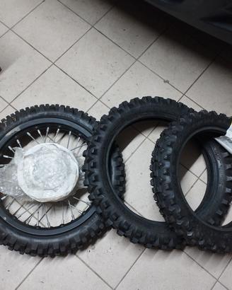 cerchi e gomme minicross