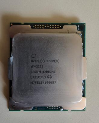 Processore Intel Xeon W-2125 4 x 4,00 GHz