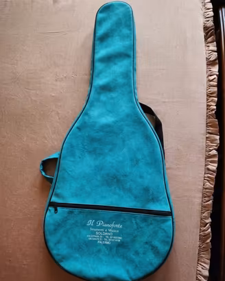 Custodia chitarra classica acustica turchese