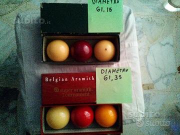 Palle da biliardo regolamentari 2022