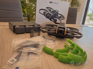 DJI Avata 2 (Solo Drone) + 4 Batterie + Hub
