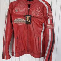 Giacca in pelle da moto Kali King
