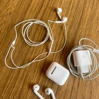 AirPods 2 Airpods 1 e carica batteria