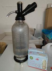 SIFONE PER SODA / SELTZ + BOMBOLETTE GRATIS 