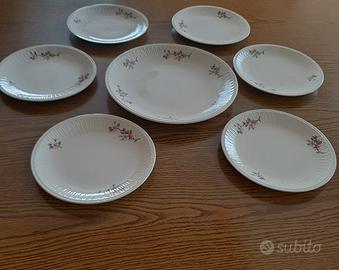 set piatti  vintage Diamondstone SCI  Laveno 