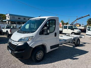 CITROEN JUMPER DUCATO A TELAIO GRU + CASSONE FISSO