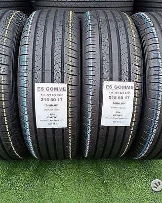 4 gomme 215 60 17 DUNLOP 100% RIF374