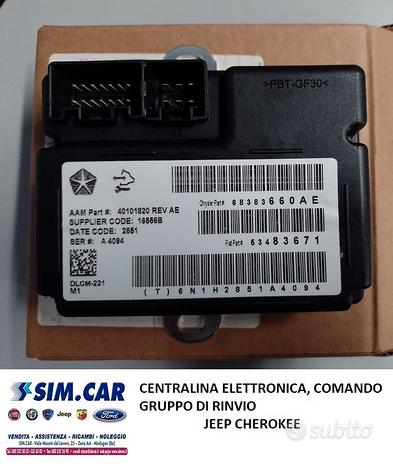 Centralina Elettronica Jeep Cherokee