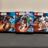 Lego Star Wars 75368+75369+75370 Mech, nuovi