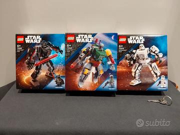 Lego Star Wars 75368+75369+75370 Mech, nuovi