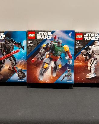 Lego Star Wars 75368+75369+75370 Mech, nuovi