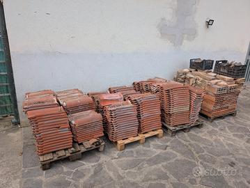 tegole portoghesi + mattoni 