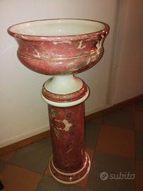 Vaso con alzata