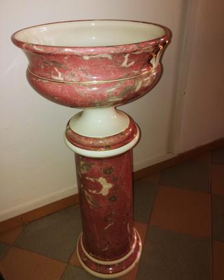 Vaso con alzata