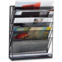 Portariviste in metallo da parete