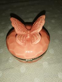 Portagioie scatolina in ceramica 