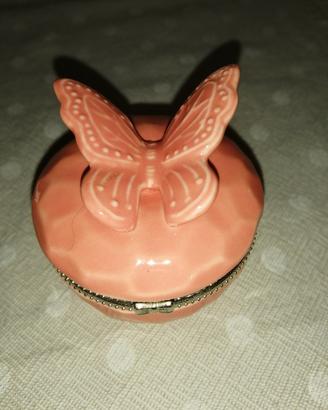 Portagioie scatolina in ceramica 