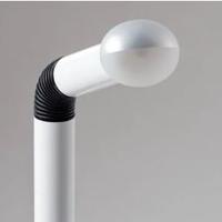 Lampada da terra Periscopio Stilnovo bianco 133cm