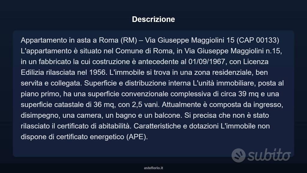 Appartamento – Roma, Giardinetti, Torrenova - Vista 4