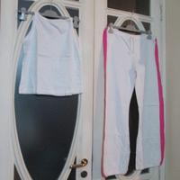 Tuta sportiva pantalone e canotta taglia 44