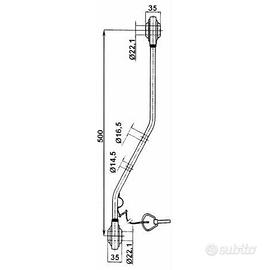 Bracci inferiori per trattori Iseki, Kubota
