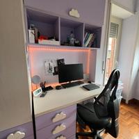 Armadio e scrivania