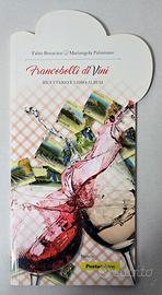 FOLDER 2017 FRANCOBOLLI DI VINI RICETTARIO LIBRO.