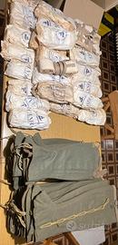 18set alpini esercito ghette + pelli foca sci 1971