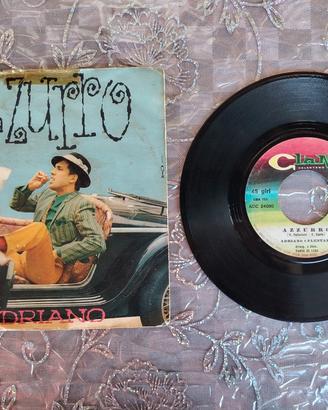 Disco 45 giri vinile A. Celentano-Azzurro