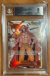 Tcg one piece | Gold D Roger op09-118 | BGS 8