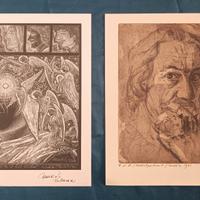 Markus Vallazza – 2 Original Signed Etchings (1981