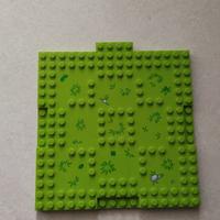 Lego Base Plate 16x16 Jungle Castle Green