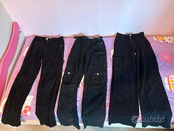 3 Jeans Bershka neri