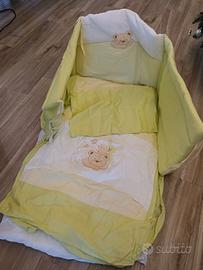 Set lettino piumino e paracolpi