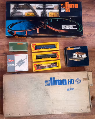 LIMA H0 Set Vintage anni ’70: treno elettrico