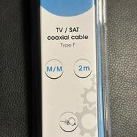 Cavo Antenna Coassiale Tv/Sat 2 mt