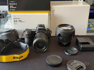 Nikon Z6 35mm F1.8 + 24-70 F4S + CF Express 512GB