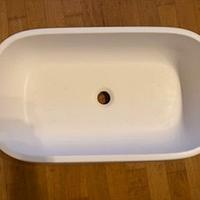 Lavabo appoggio in Corian