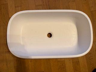 Lavabo appoggio in Corian