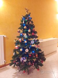 Albero di natale 180 cm con piedistallo