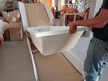 vasca da bagno in vetroresina 