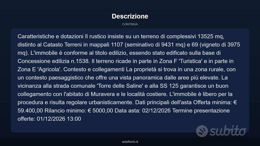 Immobile in asta di 87 m² a Muravera - Vista 4