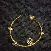 Bracciale Cuore Oro 4 Charm Pandora