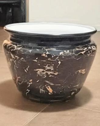 Grande Vaso Monumentale Ceramica Smaltata