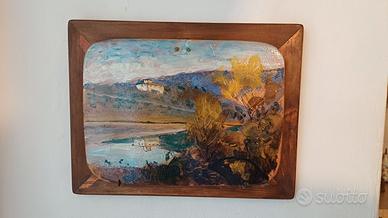 quadro in ceramica Torre a Cona Rignano sull'Arno