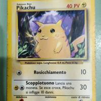 carta pokemon pikachu raro 58/102