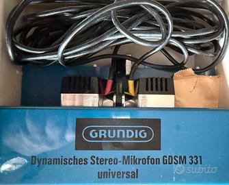 Microfono Grundig Vintage