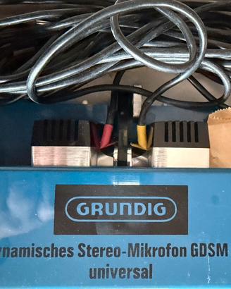 Microfono Grundig Vintage