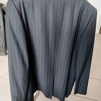 Abito gessato nero Andrea Borsani Tg. 50