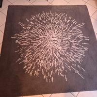 Tappeto IKEA grigio e bianco